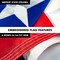 G128 - 5 Feet Tangle Free Spinning Flagpole (Black) Texas Flag Brass Grommets Embroidered 2x3 ft (Flag Included) Aluminum Flag Pole